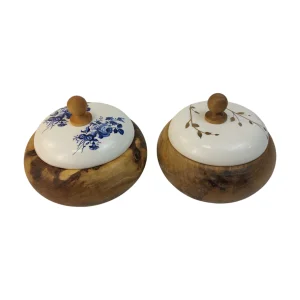 شکلات خوری چوبی درب سرامیکی  کد WD6181