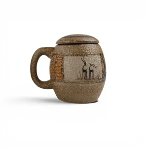 ماگ دمنوش درب دار طرح سنتی کد WD6784