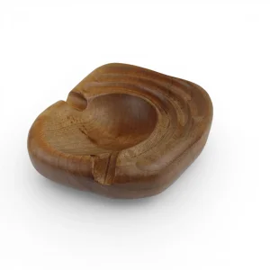 زیر سیگاری چوبی دفرمه لوکس کد WD6808