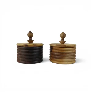 قندان چوبی موجدار کد WD6785