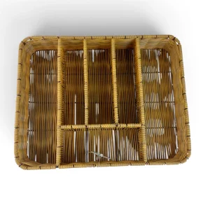 جای قاشق و چنگال طرح حصیری 6 خانه کد WD6866