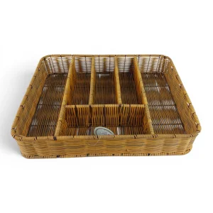 جای قاشق و چنگال طرح حصیری 6 خانه کد WD6866