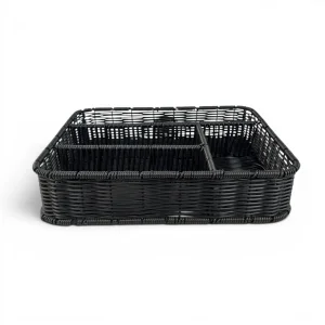 جای قاشق و چنگال طرح حصیری 4 خانه کد WD6867
