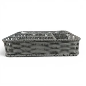 جای قاشق و چنگال طرح حصیری 4 خانه کد WD6867
