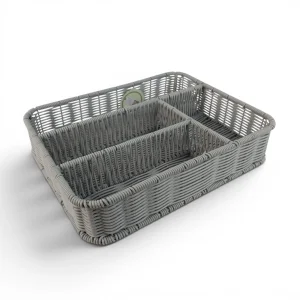 جای قاشق و چنگال طرح حصیری 4 خانه کد WD6867