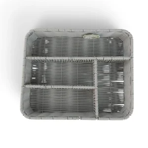 جای قاشق و چنگال طرح حصیری 4 خانه کد WD6867