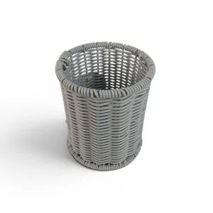 جای قاشق و چنگال طرح حصیری استوانه کد WD6869