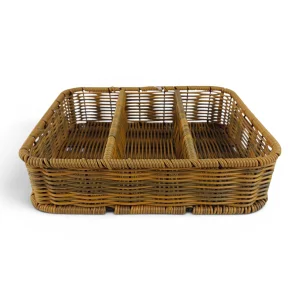 جای قاشق و چنگال طرح حصیری 3 خانه کد WD6870