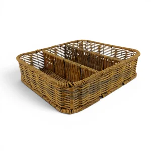 جای قاشق و چنگال طرح حصیری 3 خانه کد WD6870