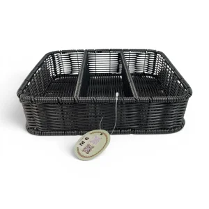 جای قاشق و چنگال طرح حصیری 3 خانه کد WD6870