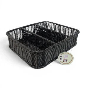 جای قاشق و چنگال طرح حصیری 3 خانه کد WD6870