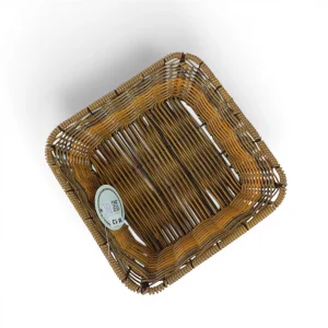سبد نان مربع طرح حصیری کد WD6871
