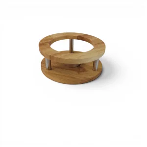 وارمر قوری گرد چوب و فلز کد WD6886