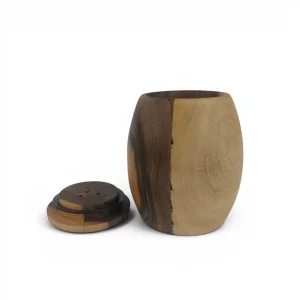 بانکه قهوه چوبی خمره ای کد WD6896