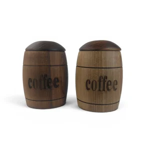بانکه قهوه چوبی با طرح Coffe کد WD6897
