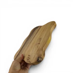 سینی مزه چوبی دفرمه 4 خانه کد WD6918