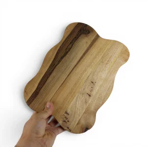سینی مزه چوبی دفرمه 4 خانه کد WD6918