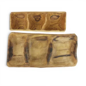 اردو خوری چوبی روستیک 3 خانه کد WD6925