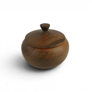 قندان چوبی خمره ای کد WD5774
