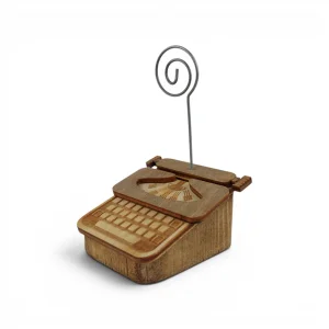 هولدر عکس چوبی طرح ماشین تایپ کد WD6935