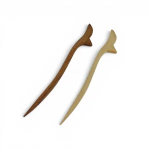 پین موی چوبی طرح دار کد WD6937