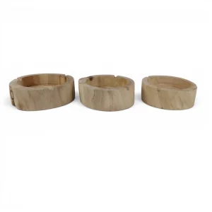 زیرسیگاری چوبی گرد روستیک کد WD6946