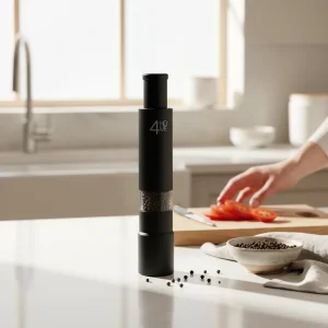 آسیاب فشاری نمک و فلفل تک‌دست مشکی کد WD6947