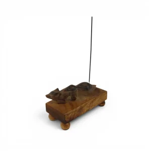 جاعودی چوبی پایه دار طرح روباه کد WD6965