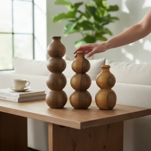 گلدان توپی سه سایز کد WD5781