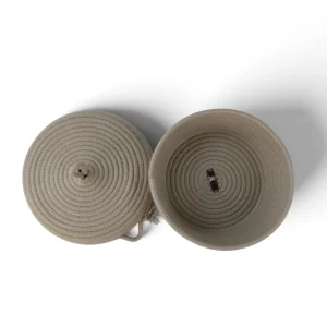 سبد کنفی گرد درب‌دار ارگانایزر کد WD6985