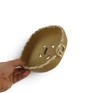 سبد کنفی لبه حصیری کد WD6988