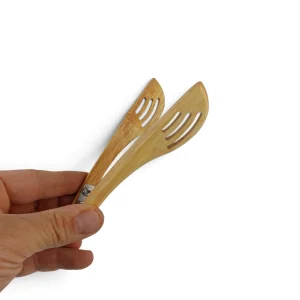 انبر سالاد چوبی طرح مورب کد WD6995