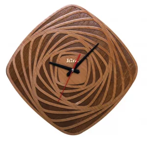 ساعت دیواری چوبی طرح کلاسیک کد ck607c