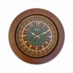 ساعت دیواری مدل رویال تمام چوبی    کد Cks616