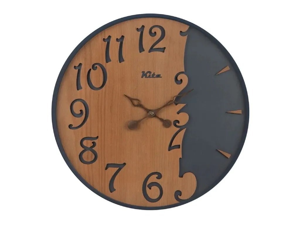 ساعت دیواری چوبی