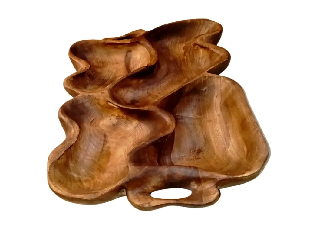 سینی مزه چوبی برای مهمانی ها