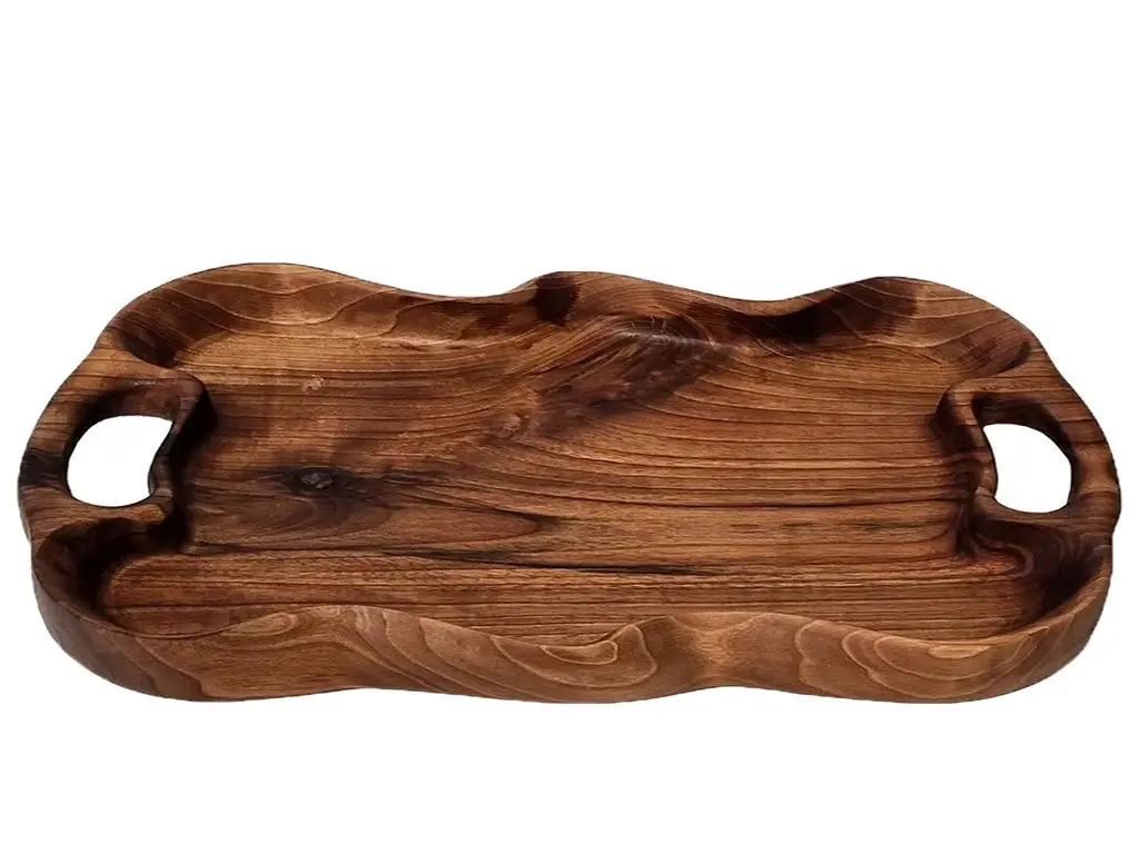 سینی مزه چوبی