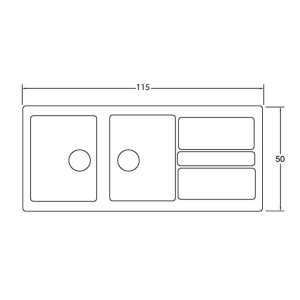 سینک ظرفشویی کورین فورنیکو کد fs 460