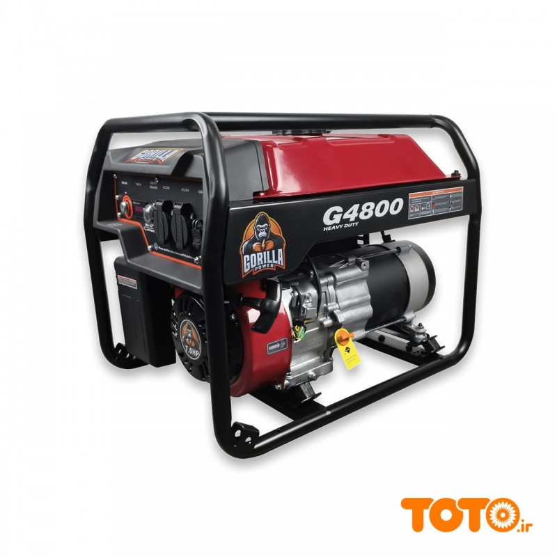 موتور برق بنزینی گوریلا پاور مدل G4800