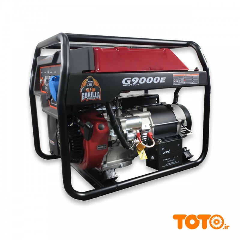 موتور برق بنزینی گوریلا پاور  7 کیلووات  مدل G9000E