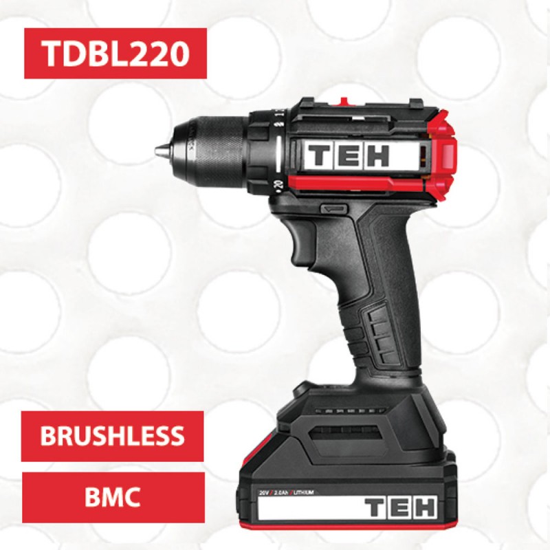 دریل پیچ گوشتی شارژی  20 ولت  TEH مدل TDBL220