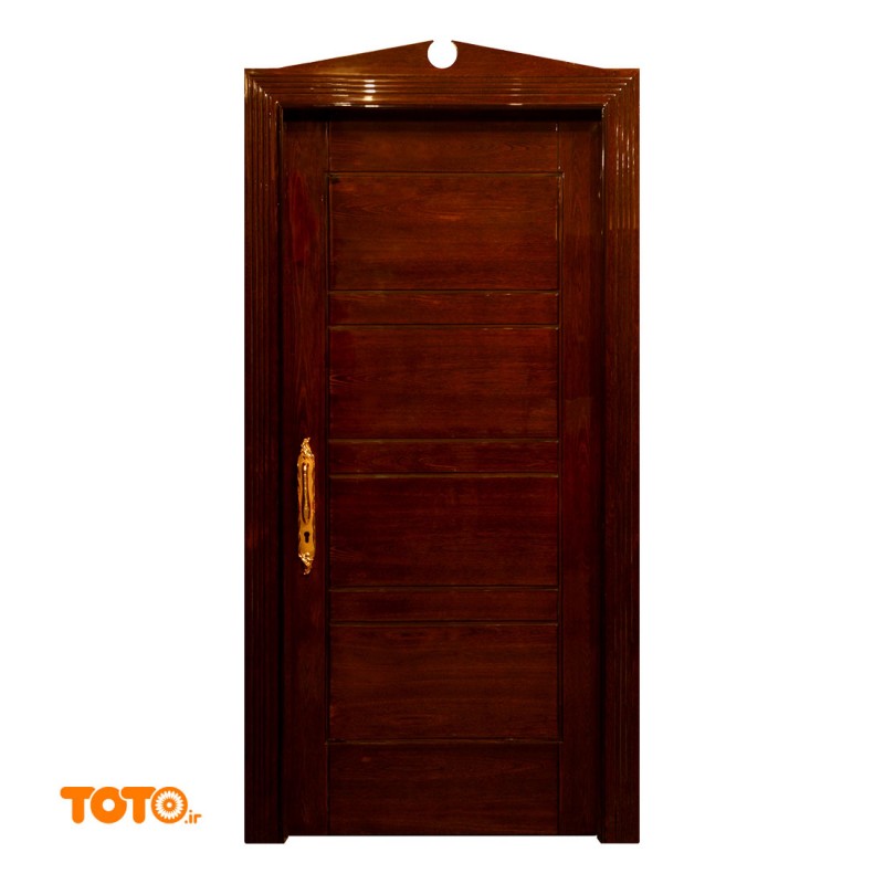 درب چوبی نئوکلاسیک - برای واحد آپارتمانی کد 407
