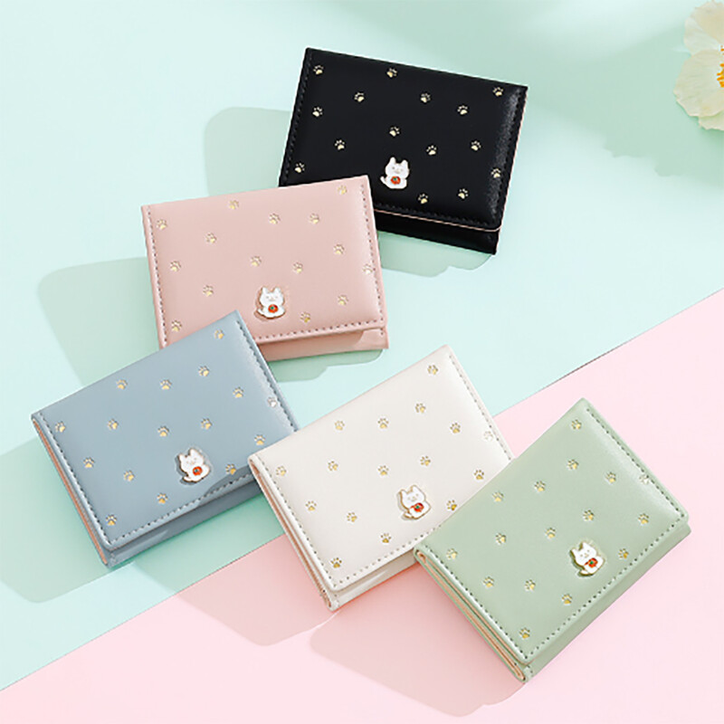 کیف پول زنانه فانتزی تاشو طرح پنجه گربه تائومیک‌میک Y9286