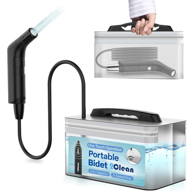 دوش مسافرتی و بیده شارژی قابل حمل گرین لاین GNPORTRBDTBK