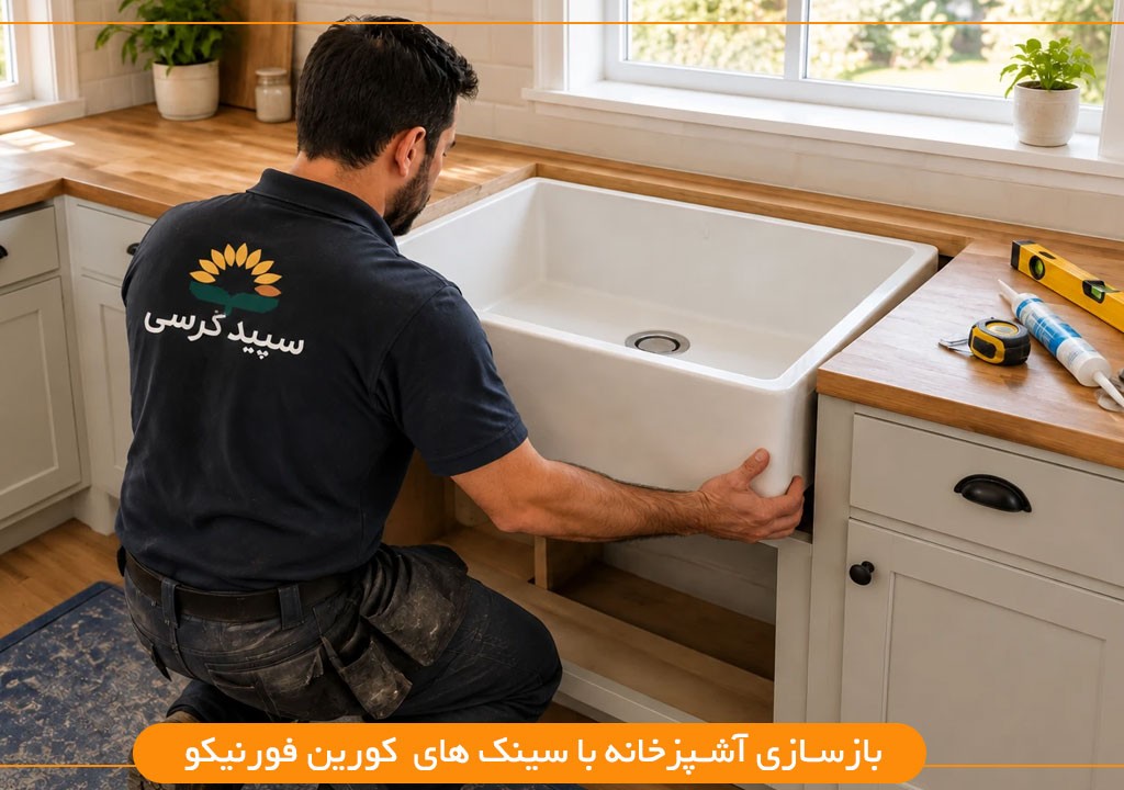 بازسازی آشپزخانه با کورین؛ تحولی عمیق در قلب خانه