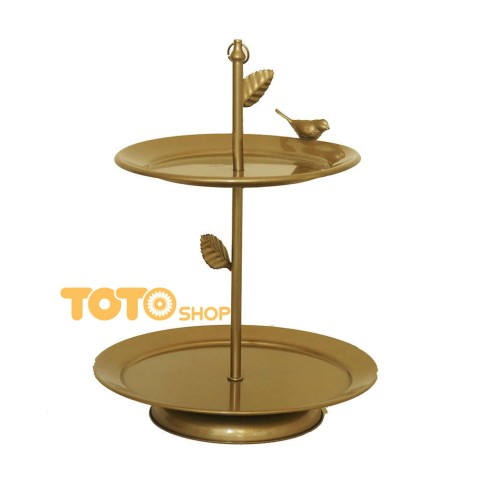 شیرینی خوری فلزی دو طبقه داوود