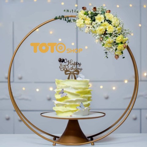 استند کیک دو حلقه فلزی