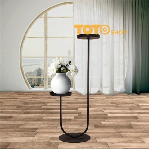 استند فلزی گلدان طرح یو