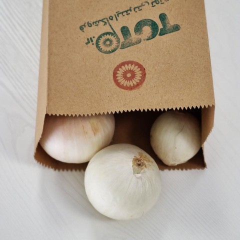 پیاز سفید سایز متوسط