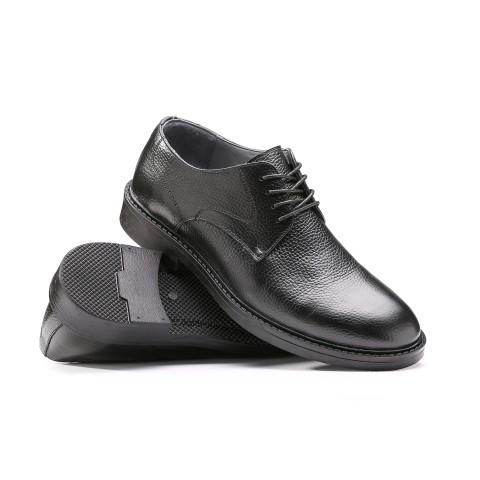 کفش مردانه بندی ساده- مشکی